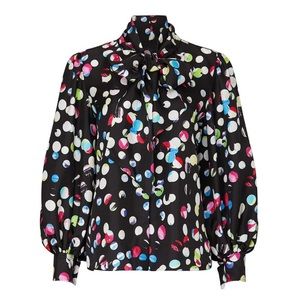 Hunter Bell Abstract Printed Blouse